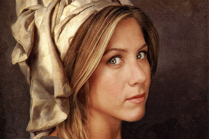 Holivudske zvezde Renesansa slike Dženifer Jennifer Aniston