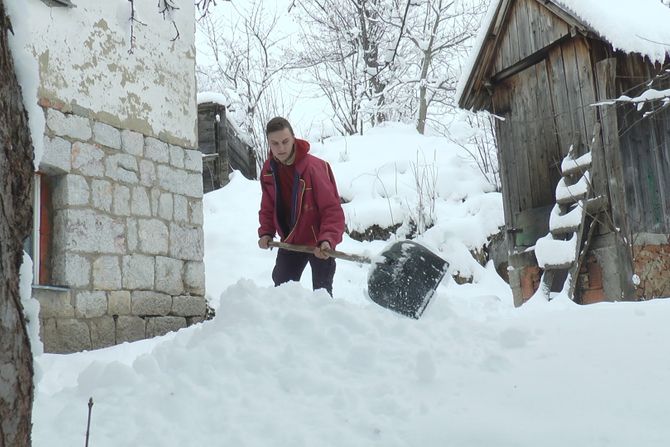 Nova Varaš, sneg, zima, vanredna situacija