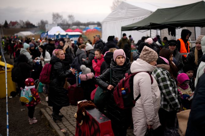 Poljska izbeglice Ukrajina rat u Ukrajini, Rusija