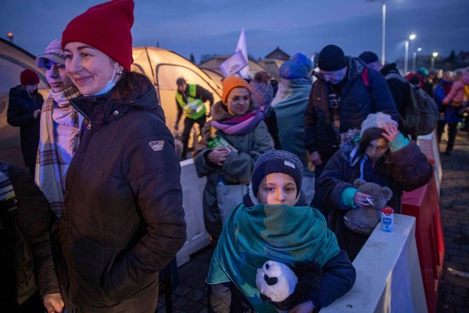 Poljska izbeglice Ukrajina rat u Ukrajini, Rusija