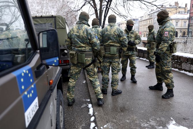 Nato vojska snage Sarajevo