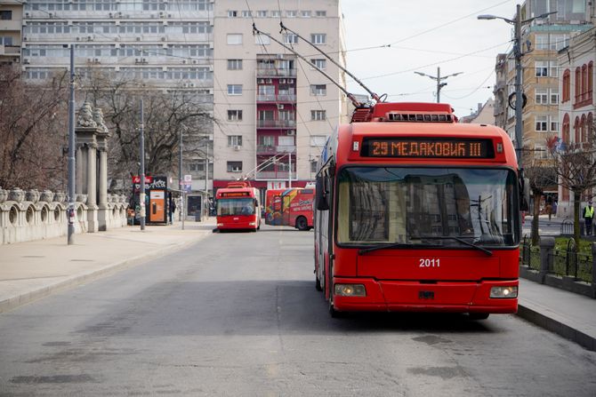 Trolejbus. gsp, gradski prevoz trola 29 okretnica