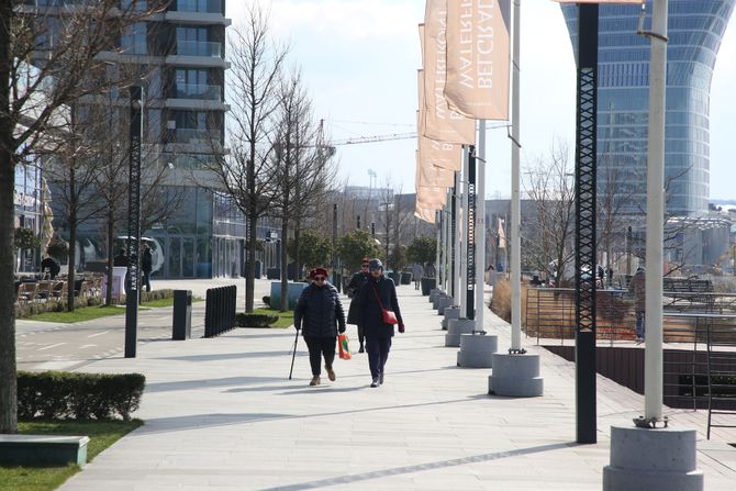 Beograd na vodi, Sava Promenada