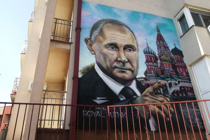 Mural, Putin, Vranje