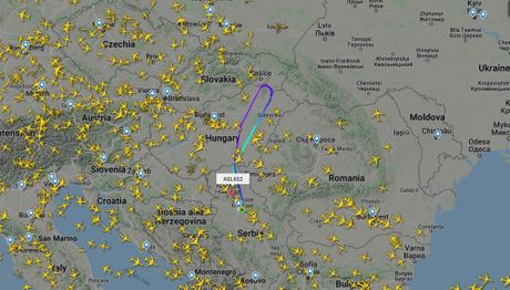 Avion, let Beograd Moskva