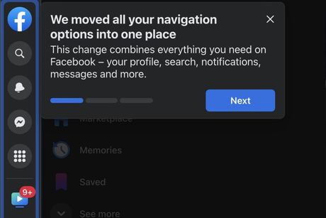 Facebook redizajn desktop Facebook redizajn desktop