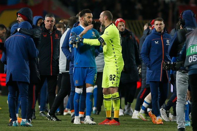 Fudbal UEFA Liga Evrope Crvena Zvezda Glazgov Rendžers