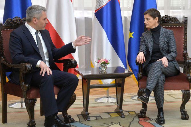 Ana Brnabić, austrijski kancelar Karl Nehamer Ana Brnabić, austrijski kancelar Karl Nehamer