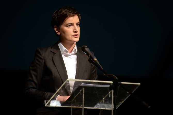 Narodno pozorište komemorativna akademija povodom Dana sećanja na pogrom na Kosovu i Metohiji Ana Brnabić