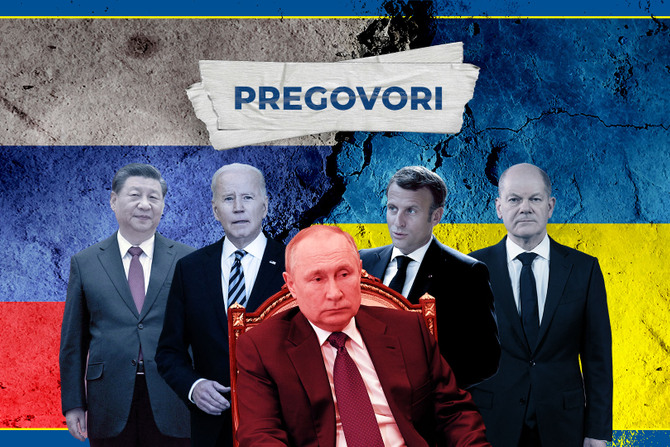 Putin, Bajden, Si Đinping, Olaf Šolc i Makron, pregovori, Rusija Ukrajina