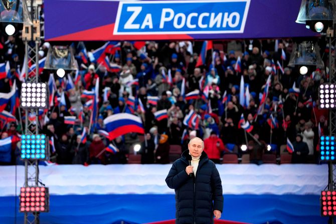 Vladimir Putin Rusija Moskva stadion Lužnjiki