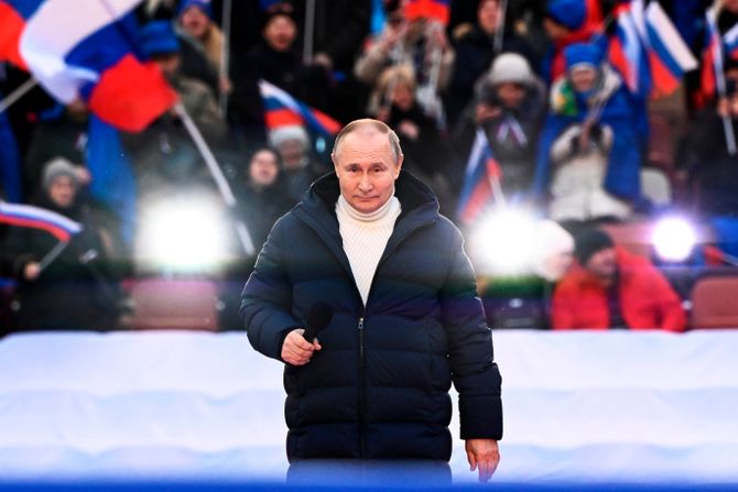 Vladimir Putin Moskva Rusija stadio Lužnjiki