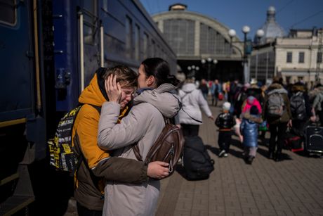 Ukrajina Lviv rat u Ukrajini izbeglice Rusija