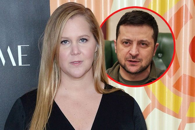 Amy Schumer, Volodymyr Zelensky, Zelenski