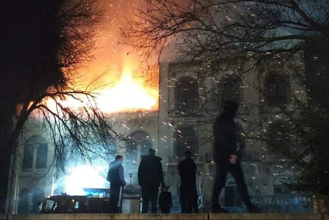 Aranđelovac hotel Staro zdanje požar