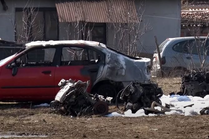 Auto otpad Obrenovac požar