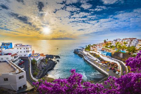 Izlazak sunca Španija, Puerto, Tenerife, Kanarska ostrva