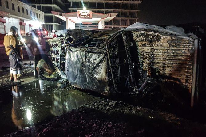 Jemen eksplzija automobila, Yemen