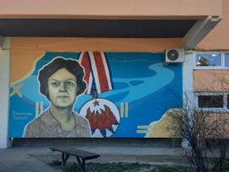 Branislava Perović - Nešković, mural