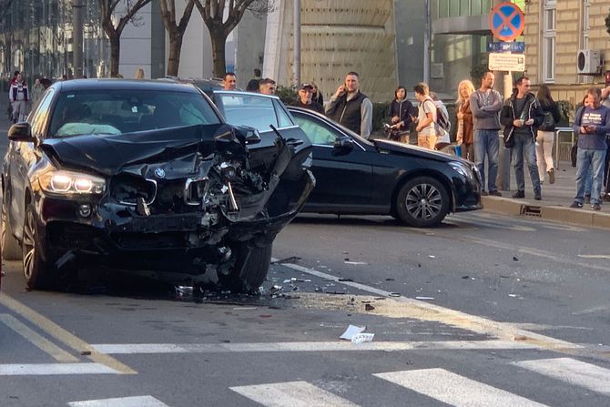 Udes Resavska ulica Beograd, nesreća saobraćajna