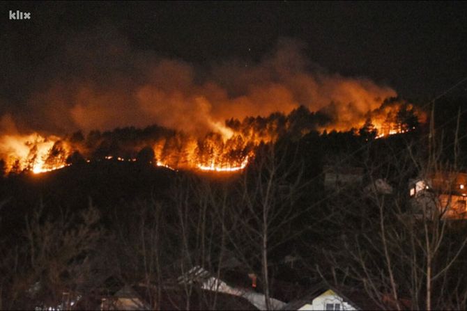 Požar iznad Zenice