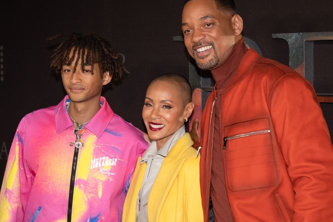 Jaden Smith, Jada Pinkett Smith and Will Smith