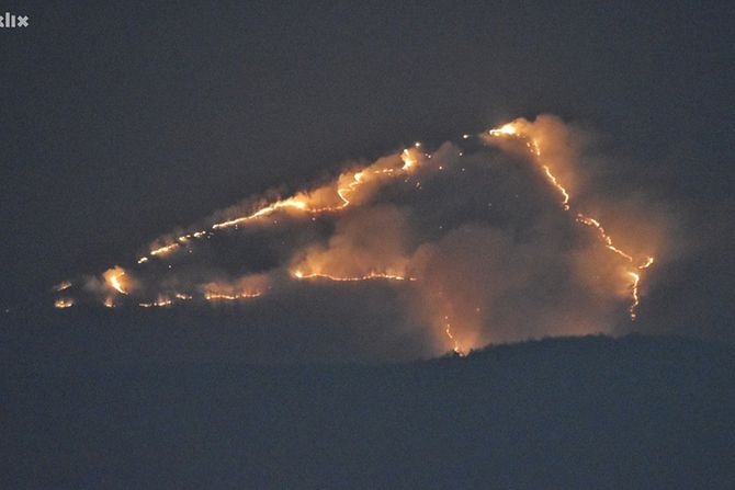 Požar na planini Lisac kod Zenice