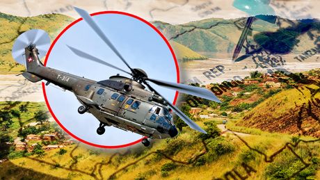 Pad helikopter mirovna misija Kongo