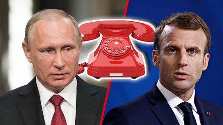 Vladimir Putin Emanuel Makron telefon razgovor