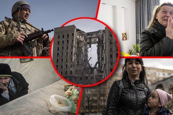 Ukrajina rat sukobi izbeglice ruševine Ukrajina rat sukobi izbeglice ruševine