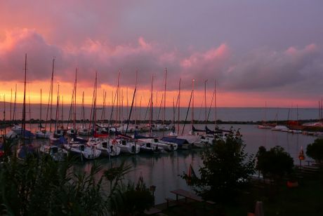 Jezero Balaton, Mađarska Jezero Balaton, Mađarska