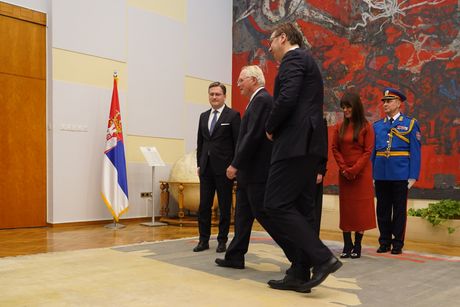 Aleksandar Vučić ambasador SAD Kristofer Hil akreditivi