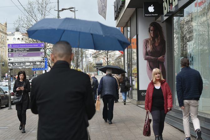 vreme, vremenska prognoza, BEOGRAD APRIL KISA