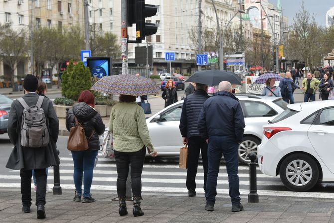 vreme, vremenska prognoza, BEOGRAD APRIL KISA