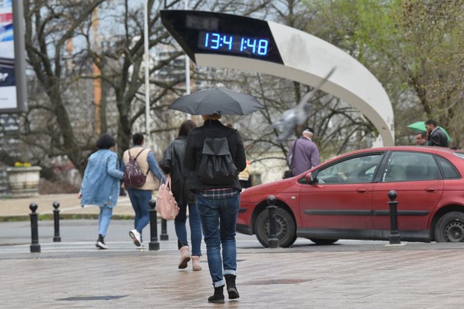 vreme, vremenska prognoza, BEOGRAD APRIL KISA