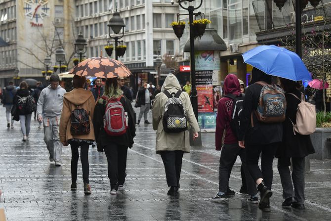 vreme, vremenska prognoza, BEOGRAD APRIL KISA