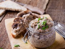 Veganski namaz, pašteta, posno, posna jela, šampinjoni, pečurke