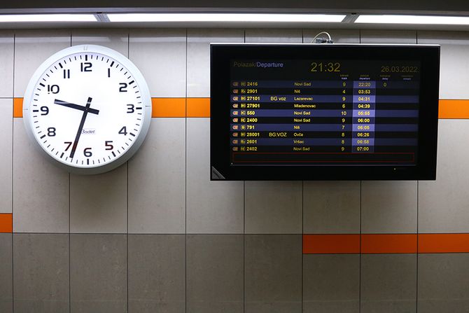 Voz Srbija voz Železnička stanica Beograd centar Prokop