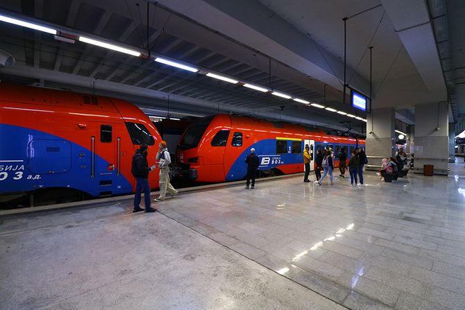 Voz Srbija voz Železnička stanica Beograd centar Prokop