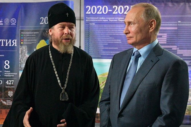 Metropolitan Tikhon Shevkunov i Vladimir Putin