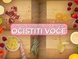 Kako očistiti voće