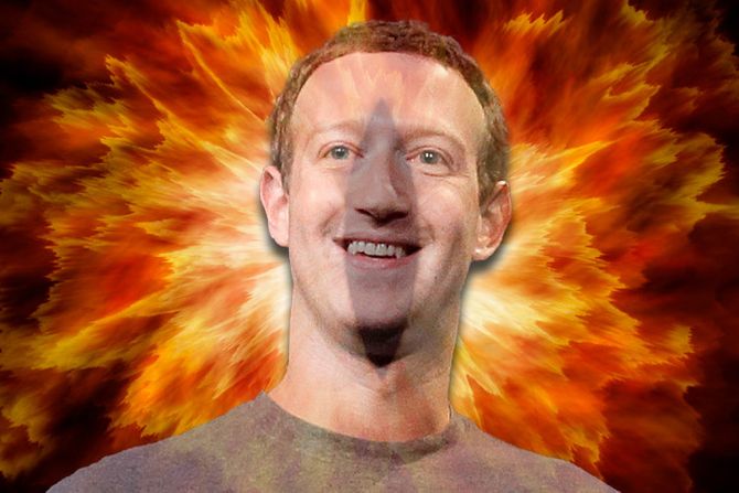 Zakerberg, Saurnovo oko, Mark Zuckerberg, Eye of Sauron