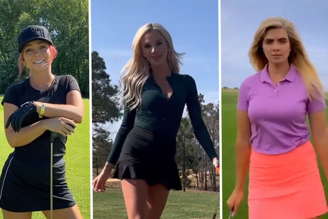 Golferke Hailey Rae Ostrom, Elise Lobb Dzingel, Kenzie O'Connell