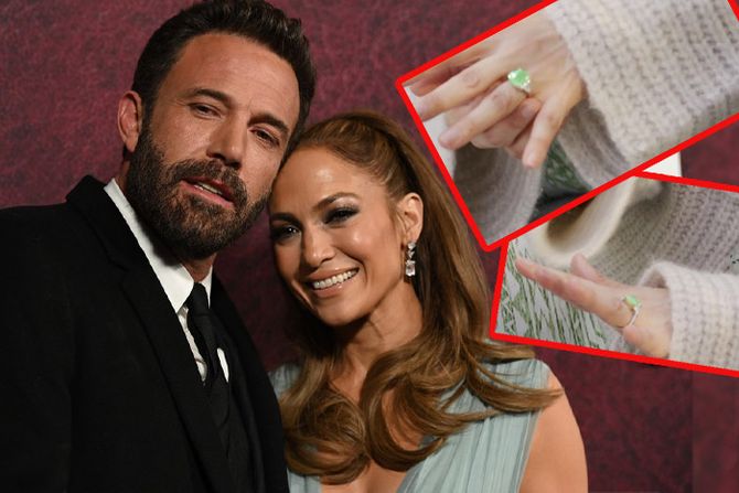 Dženifer Lopez i Ben Aflek,  Ben Affleck and Jennifer Lopez veridba, prsten