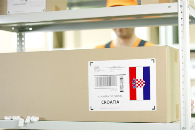 Hrvatska hrvatski magacin kutija pakovanje