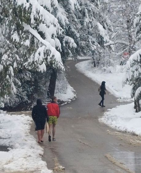 Sneg na Zlatiboru iznenadio turiste