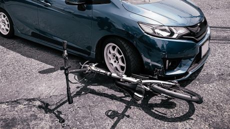 Bicikl, saobraćajna nesreća