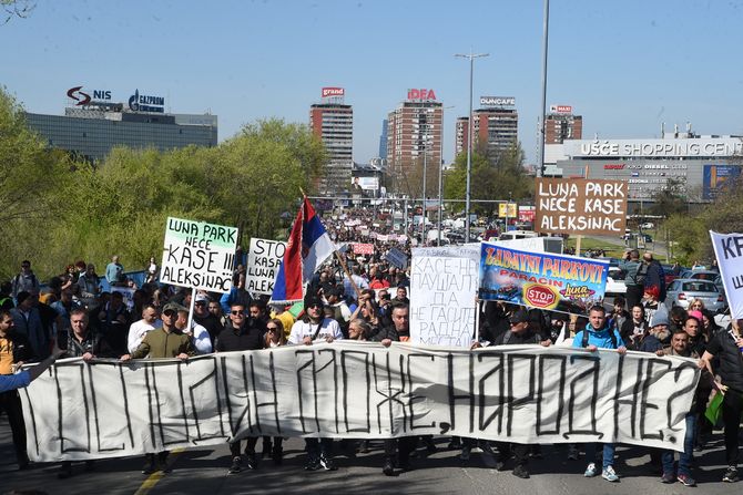 Pijačni prodavci, protest