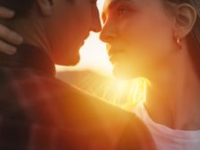 Ljubav, ljubavni par, veze, muško ženski odnosi, zalazak sunca, romantika