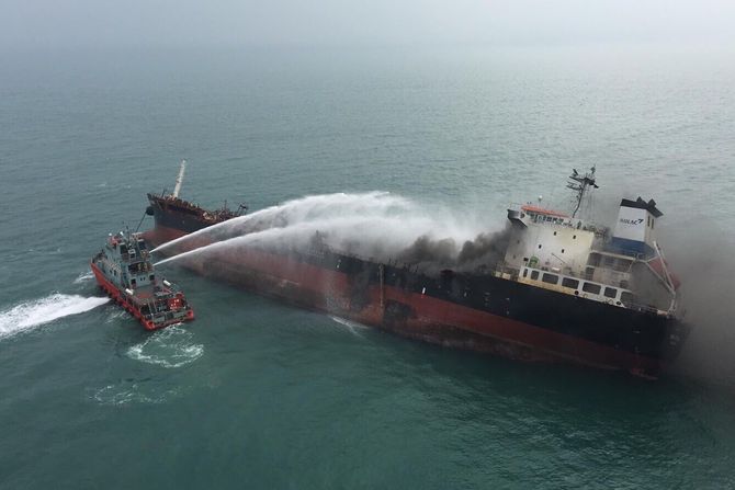 Hong Kong tanker eksplozija Hong Kong tanker eksplozija